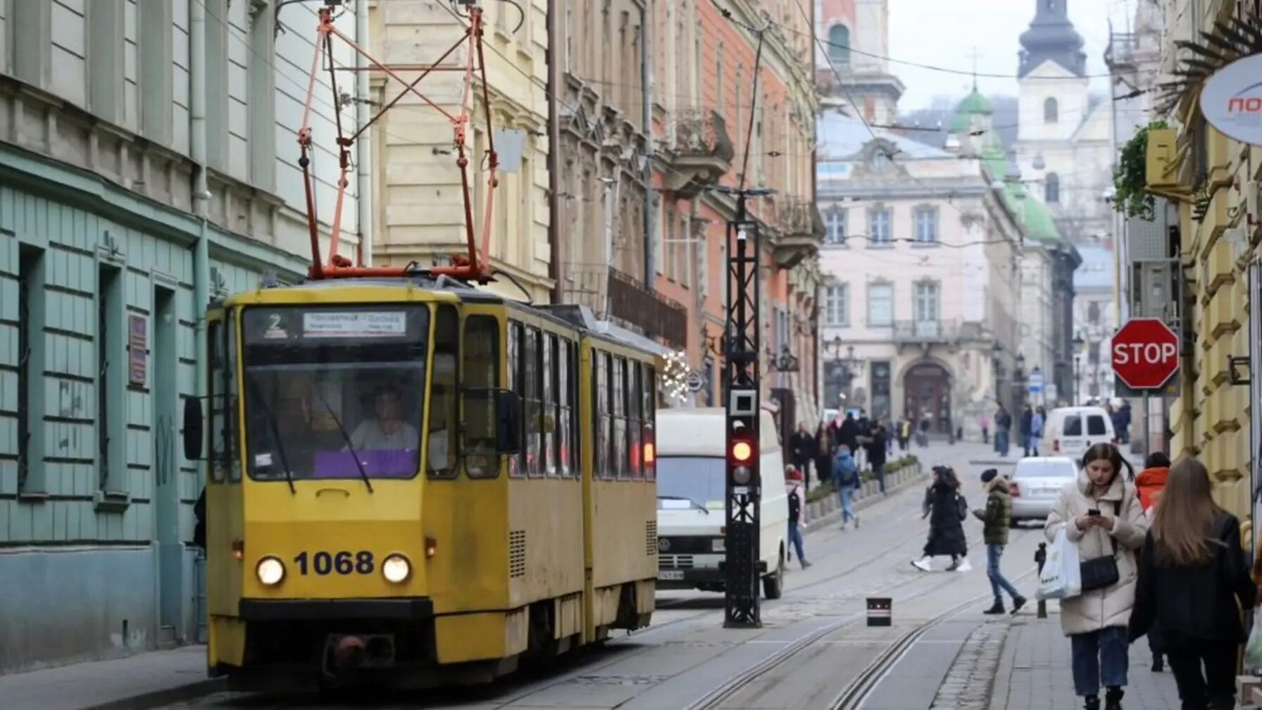 Вулиця Беринди у центрі Львова / фото: ЛМР