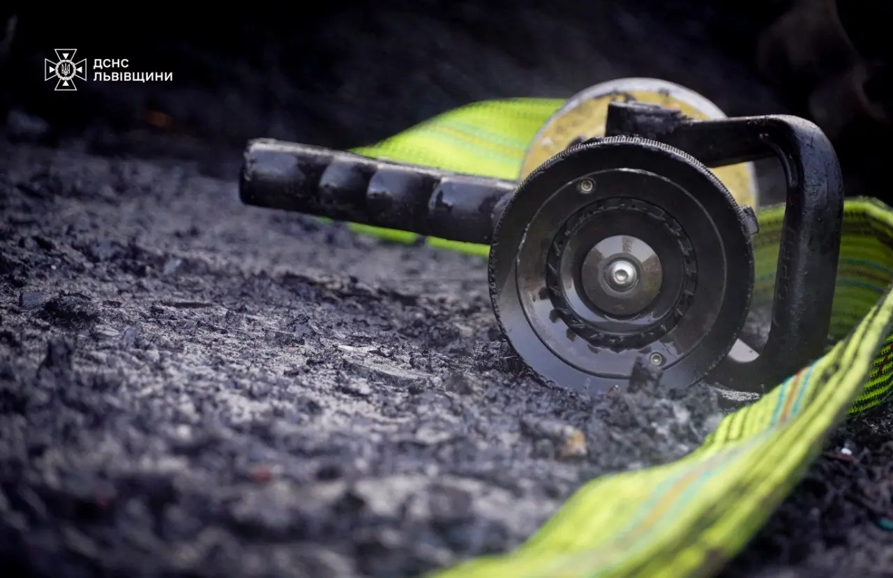 На Львівщині під час пожежі врятували чоловіка
