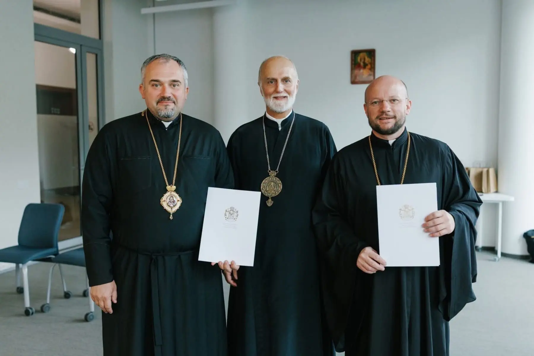 Владики Андрій Хім'як, Борис Ґудзяк та Степан Сус / фото: УГКЦ