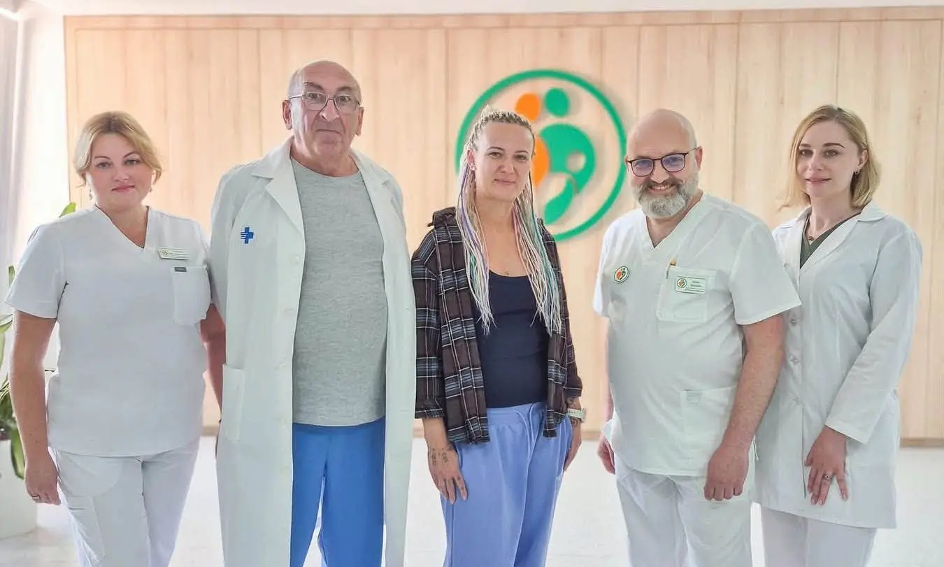 Патриції з Варшави вже вдруге довіряє своє здоров’я спеціалістам Львівського перинатального центру / фото зі сторінки медустанови