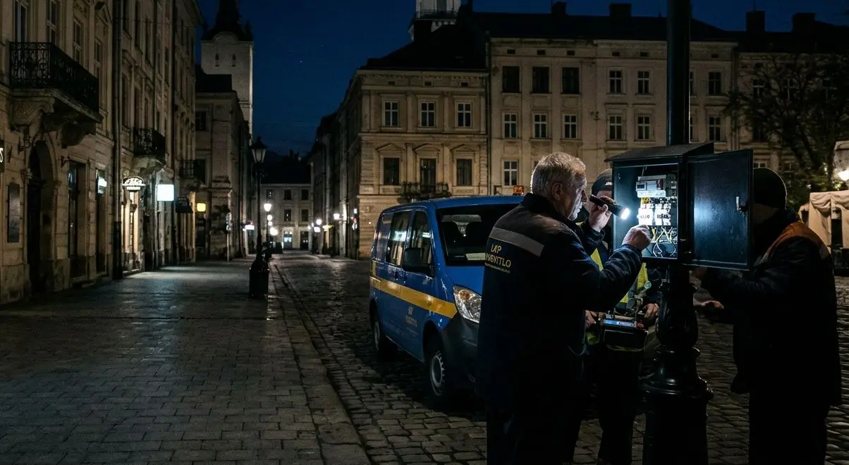 У Львові повністю відновили роботу вуличного освітлення після нічного збою / фото ілюстративне