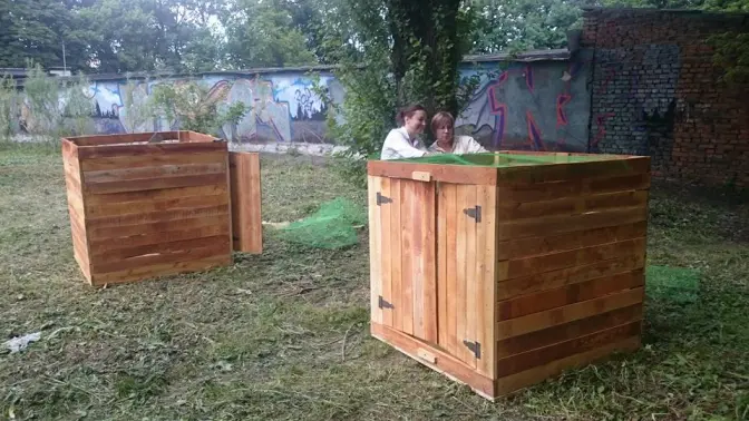 У львівському Парку культури встановили компостер для переробки органічних відходів