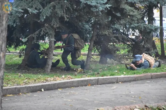 У Львові відтворили бої УГА за місто у 1918 році. Фото