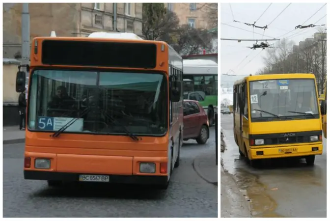 У Львові в маршрути руху міських автобусів №5а та №12 внесли зміни
