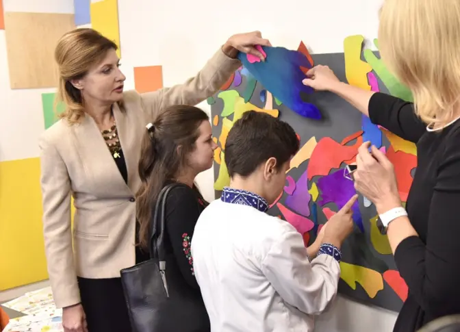 Марина Порошенко приїхала на відкриття простору для дітей з особливим потребами у Львові