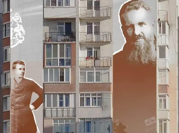 На Сихові малюють мурал, присвячений Андрею Шептицькому
