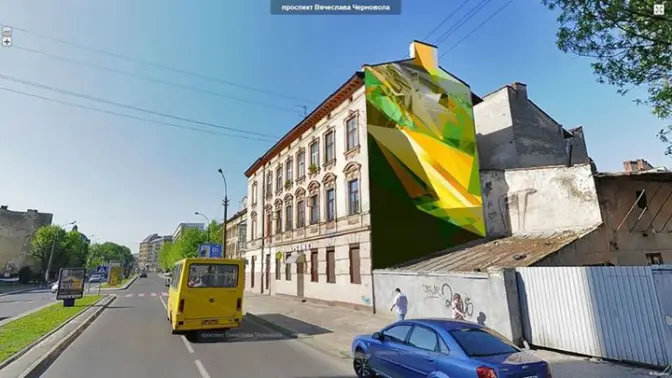 Польський художник хоче розмалювати стіну на просп. Чорновола у Львові