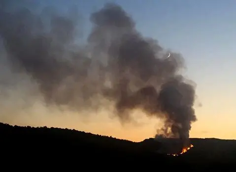 Для ліквідації пожежі на сміттєзвалищі задіють авіацію