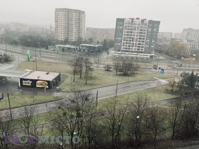 У Львові пішов сніг