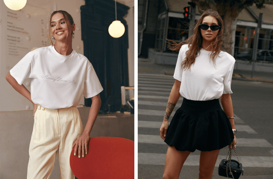 Жінки в білих футболках / Фото: OnebyOne