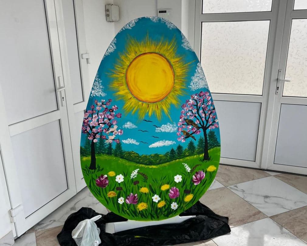 Фото: писанка в Великих Грибовичах