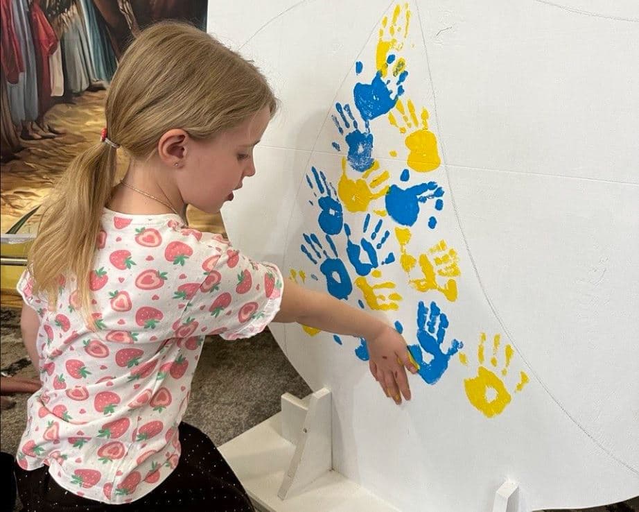 Фото: Великодня писанка в Брюховичах/Офіс агломерації та розвитку громад