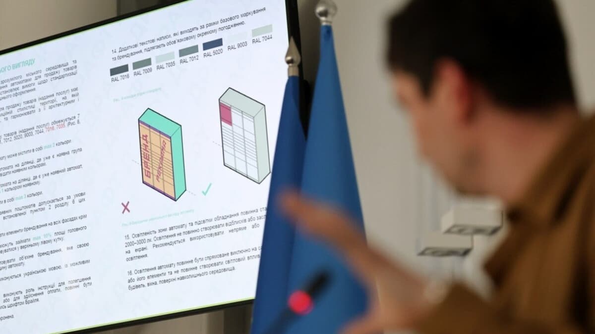 У Львові всі поштомати, банкомати і водомати матимуть єдиний вигляд та правила розміщення