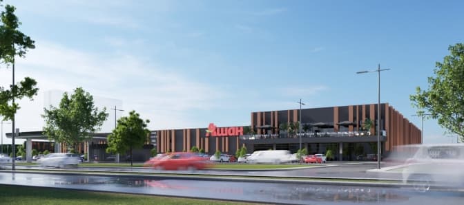 Як виглядатиме «Ашан» на Чорновола. Оновлена візуалізація