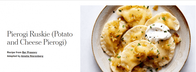 Руські not русскіє, або Що не так із рецептом вареників у «Нью-Йорк таймс»