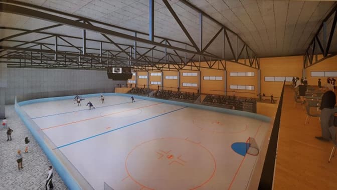 Як виглядатиме льодова арена у Львові. Відеовізуалізація