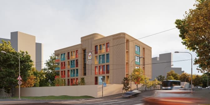 В Києві побудують Дім Рональда МакДональда для родин дітей Охматдиту. Яким він буде