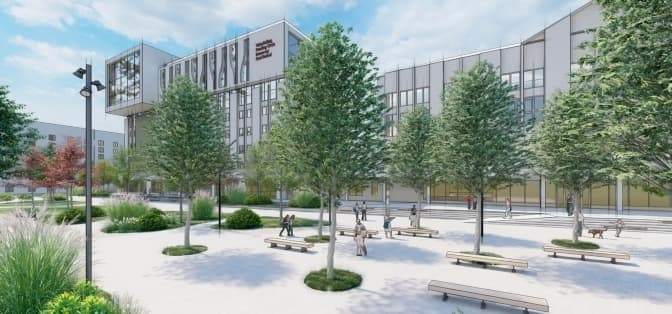 Як виглядатиме оновлена частина проспекту Чорновола у Львові. Візуалізація