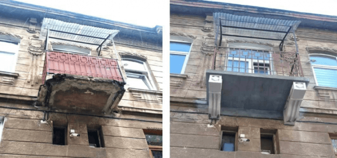 У Львові відремонтували майже 50 балконів за минулий рік. Фото до і після