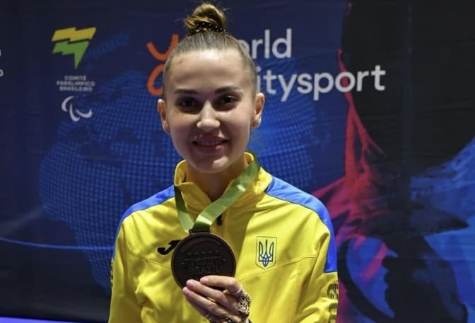 Парафехтувальниця зі Львова стала бронзовою призеркою Кубка світу