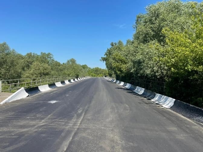 На Львівщині завершили ремонт мосту через Дністер