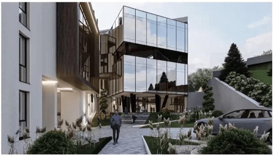 Візуалізація нового будівництва в "Емілі резорт" / скриншот з виконкому