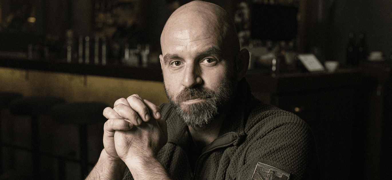 Український журналіст, публіцист і військовослужбовець Павло Казарін / Фото: Бабель