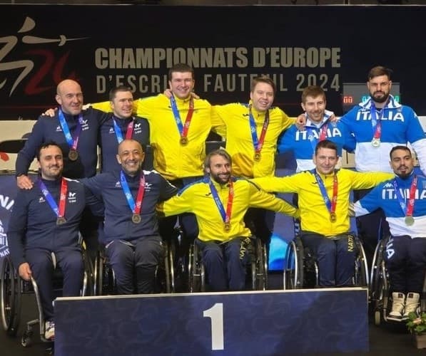 Львів’яни здобули п’ять медалей на Чемпіонаті Європи з фехтування на кріслах колісних