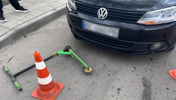 Внаслідок ДТП у Львові травмувався 12-річний хлопчик на самокаті