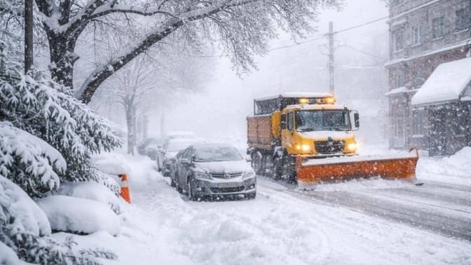 Сніг і ожеледиця у Львові: водіїв закликають уважно паркуватися