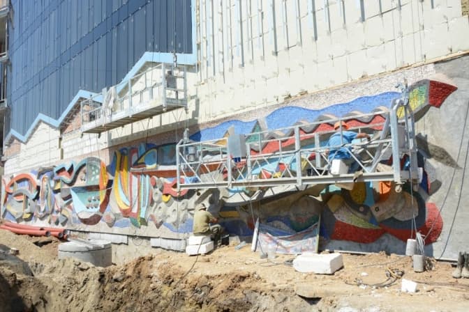 Мозаїку на колишньому «Океані» відновили