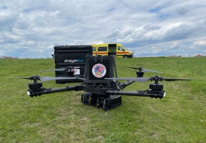 До Львова прибув медичний дрон, здатний перевозити ліки та кров у важкодоступні зони