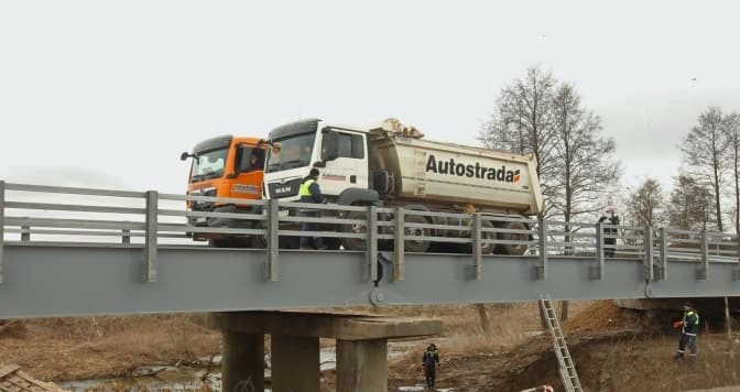 На трасі Київ – Чернігів запрацював перший модульний міст