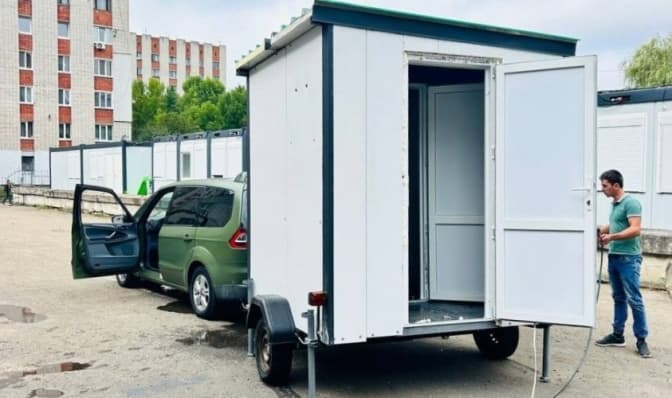 Львівські студенти створили мобільний санітарний комплекс для військових