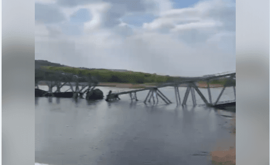 На Донеччині ЗСУ підірвали залізничний міст разом з потягом окупантів