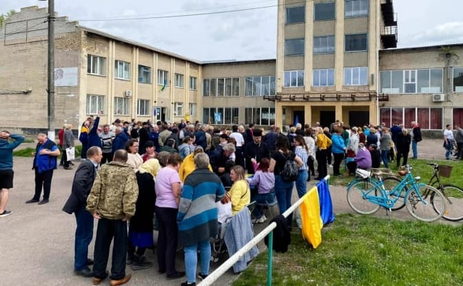 Збори релігійної громади села Рудня. Фото: Переяславсько-Вишневська єпархія ПЦУ