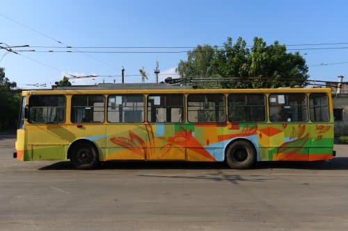 У Львові з’явиться тролейбус із графіті. Фото