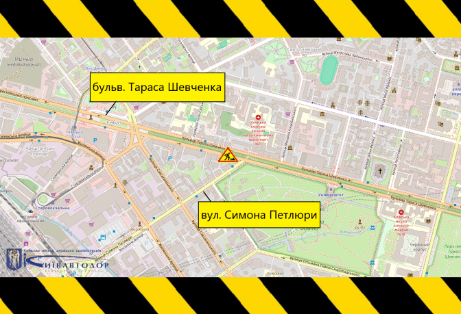 12 грудня на бульварі Шевченка частково обмежать рух