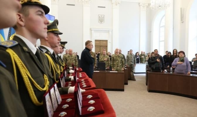 У Львові посмертно нагородили ще 30 захисників України «Почесним знаком Святого Юрія»