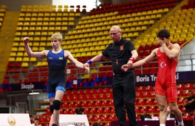 Спортсмен зі Львівщини— віцечемпіон Європи з вільної боротьби серед кадетів