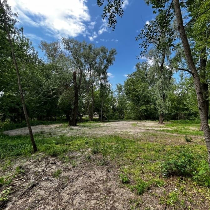 На Прирічній у Києві, на місці будівництва майбутнього паркінгу, висадять дерева