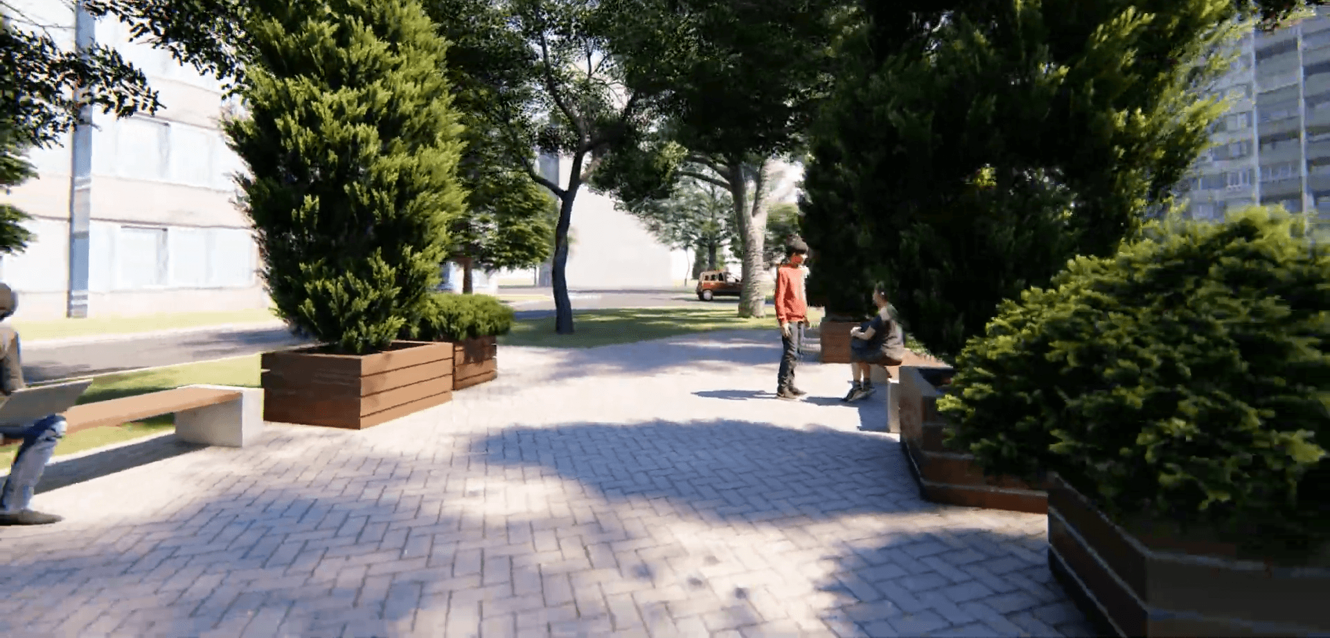 Візуалізація відпочинкової зони в Рясне-1