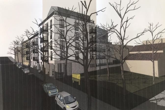 На місці закинутих будівель на вулиці Городоцькій збудують житловий будинок. Візуалізація