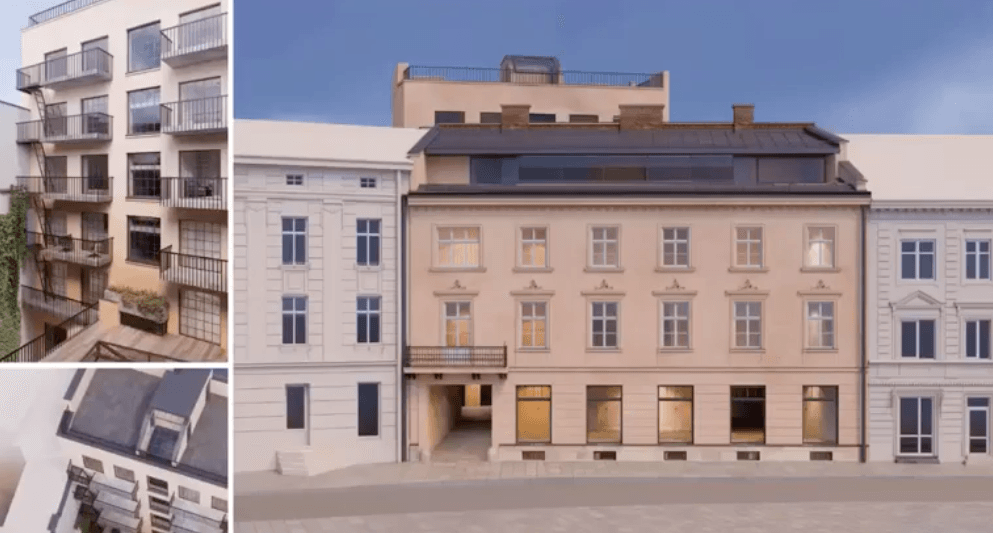 Ліфти, житло на горищі й новий фасад. В центрі Львова відреконструюють історичний будинок