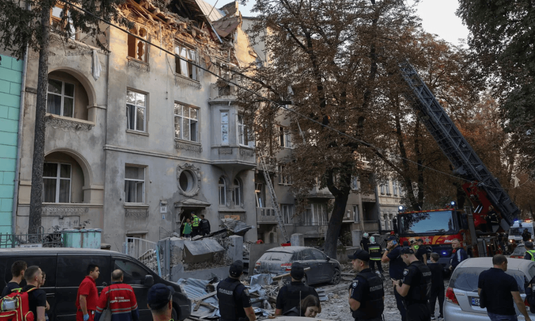 Наслідки російської атаки Львова 4 вересня 2024 / Фото: Роман Балук