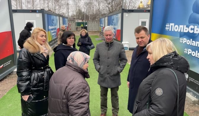 Віцеміністр МЗС Литви відвідав Київщину та проінспектував відновлення двох закладів освіти