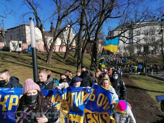 «Україна понад усе». Як пройшов Марш єдності у Львові