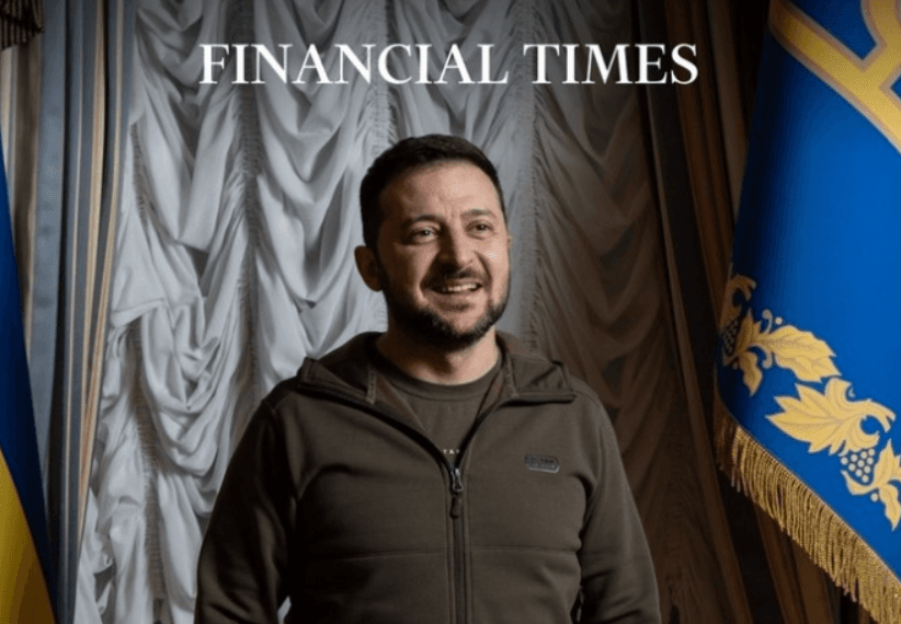 Зеленський став людиною року за версією Financial Times