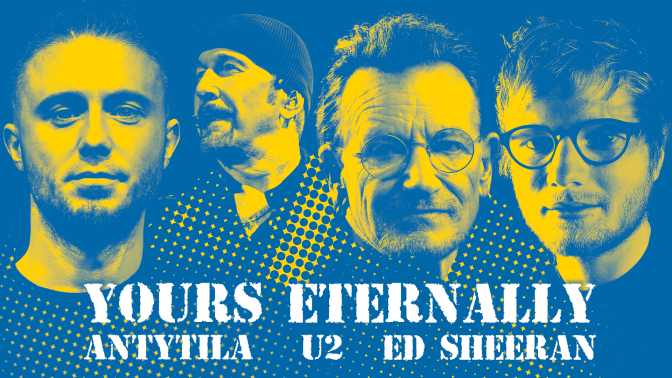 U2, Ed Sheeran і «Антитіла» випустили спільний трек на підтримку України