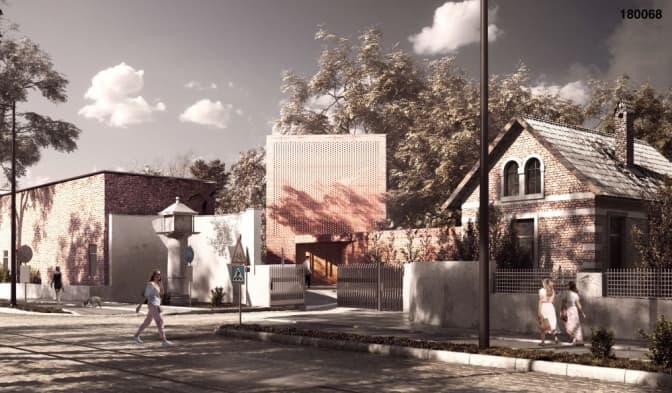 Як виглядатиме церемоніальна будівля на Янівському цвинтарі. Фото